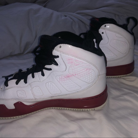 “Best of Both Worlds” Red&White Air Jordans - Picture 4 of 4